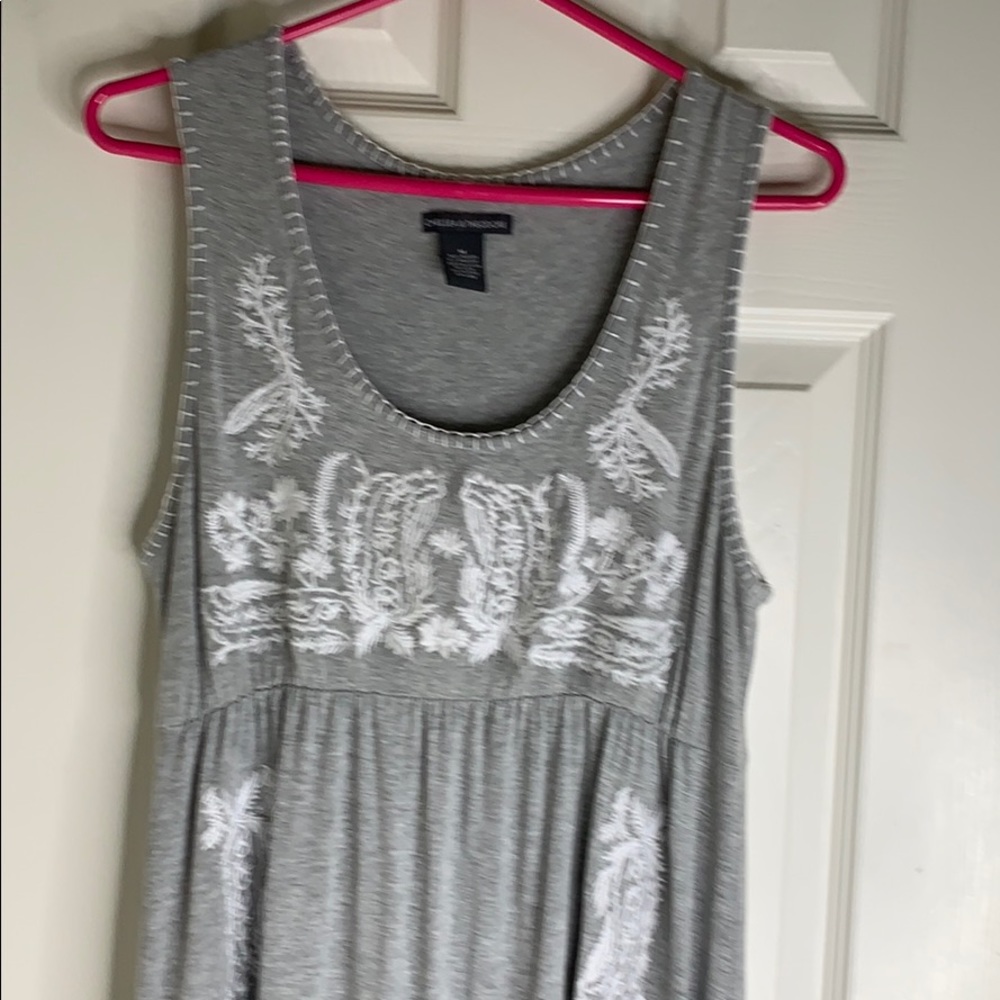 Chelsea & Theodore Gray Maxi Dress
